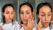 Joven se muestra arrepentida de haberse tatuado delineado de ojos a los 19 años: "Se ve horrible"