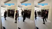 Alumnos de escuela de la PNP se baten en duelo de huayno y sus pasos causan furor en redes