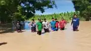 Población pide ser evacuada ante inminente desborde del río Chira