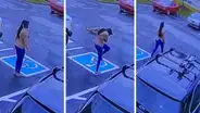 Mujer fue contratada en una empresa y lo celebra con peculiar baile en plena calle: "Qué linda"