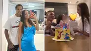 ¡Qué tierno! Paolo Guerrero y Ana Paula Consorte celebran el primer mes de su bebé con minitorta