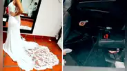 ¡La delincuencia no tiene límites! Ladrones roban el vestido de novia a joven a días de su boda