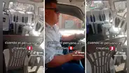 Chofer de combi coloca sillas de plástico para pasajeros y es criticado en redes: "Es un peligro"