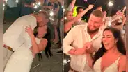 Recién casados son arrollados al salir de su boda: la novia falleció y el novio sufrió daño cerebral