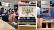 Alumnos de la U de Lima sorprenden al ver diferentes programas en plena clase: "Así era yo"
