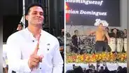 ¡Lo hizo de nuevo! Christian Domínguez repite icónico baile y se quita la camisa en Moquegua