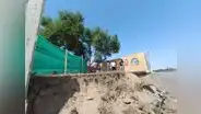 Río amenaza viviendas y negocios en Callanca-Monsefú