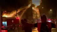 San Martín de Porres: incendio deja calcinada una galería y depósito