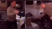 Hombre toma en cuenta a la mascota de su amigo y lo saluda: “Es otro  integrante de la familia”