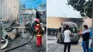Explosión en SMP: se reportan 8 heridos tras choque de combi y tráiler que llevaba GNV