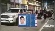 Sujetos asesinan a balazos a delincuente en pleno centro de Chiclayo