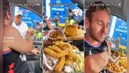 Encuentra ceviche de 7 soles en Ate y queda impactado: “Siempre carretilla es mejor”