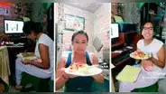 Madre consiente a su hija con uno de sus platillos favoritos por esforzarse en sus exámenes