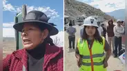 Deudos de 27 mineros fallecidos tras incendio en mina de Arequipa realizan protesta