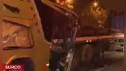 Surco: choque entre bus y tráiler deja un fallecido y 25 heridos en la Panamericana Sur