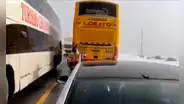 Carretera Central: vehículos se encuentran varados en Ticlio tras nevada