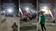 Van al concierto de Axé Bahía y terminan en el piso: "Me duele hasta el alma"