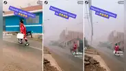 Payasito llega a animar una fiesta, pero no encuentra la casa por intensa neblina: “Va camino al cielo”