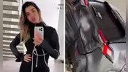 Korina enseña cómo quedó su camioneta tras choque con auto: "Gracias a Dios, todos estamos bien"