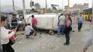 Carabayllo: choque de combi y bus deja 10 personas heridas, 3 se encuentran en condición crítica