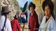 Abuelitos visitaron por primera vez Machu Picchu gracias a su nieta: “Es muy hermoso”