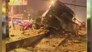 VMT: accidente de tráiler deja un herido tras despistarse por lluvias en Lima