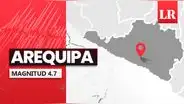 Temblor de magnitud 4.7 se sintió en Arequipa hoy, según IGP
