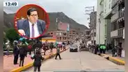 Ministro de Economía se retira de Huancavelica en medio de protestas: “Se escapa por otra puerta”