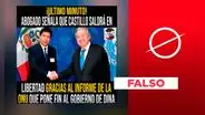 La ONU no concluyó en su informe el “fin” del Gobierno de Dina Boluarte