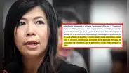 María Cordero, acusada de recortar sueldo: No se ha determinado yo que haya dicho "vamos al cajero"