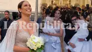 Karen Schwarz y Ezio Oliva se dan el "sí, acepto" y se convierten en esposos