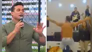 Instarándula capta a Christian Domínguez presentando el baile del gusano en evento del Día de la madre