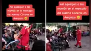 Día de la Madre: con show de stripper celebran en mercado de Arequipa