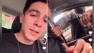 Momento en que le roban el celular a un cantante colombiano durante una transmisión en vivo