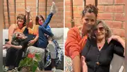 Mónica Sánchez celebró el cumpleaños número 96 de su madre y conmueve en redes con emotivas fotos