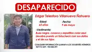 Adulto mayor salió a rezar y va 8 días desaparecido: fue visto por última vez en Huachipa