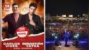 Concierto de Sebastian Yatra y Carlos Vives en Arequipa se dará en el Jardín de la Cerveza