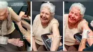 Adulta mayor se hace su primer tatuaje a los 91 años y tiene tierna reacción: "Una maravilla"