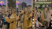 Sadham José, intérprete huancaíno, se volvió viral al cantar en la plaza Bolognesi de Juliaca