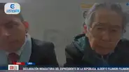 Alberto Fujimori reaparece para responder por esterilizaciones forzadas, pero transmisión se interrumpe