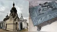 Profanadores roban urna de bronce y huesos de las tumbas del cementerio más grande de Argentina