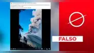 El volcán Popocatépetl, de México, no aparece explosionando en este video viral