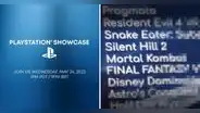 PS5: se filtran todos los juegos que presentaría Sony en el PlayStation Showcase este 24 de mayo