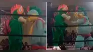 Captan a Timoteo peleando con Bowser en ring de lucha libre: "De la refurinfunflay"