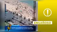 Bombardeo a Israel: video viral que muestra a bañistas escapando data de 2021