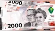Ya salió el billete de 2.000 pesos argentinos: ¿quiénes son los personajes que aparecen?