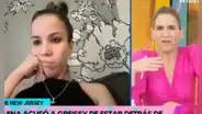 Gigi Mitre abandona el set en vivo tras cuestionar a Greissy Ortega: “Todo es un cuentazo”
