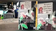 Chofer coloca singular mensaje en su micro para todos sus pasajeros y es viral: "Solo en Perú"