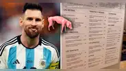 ¡Un ojo de la cara! Tiktoker fue a restaurante de Messi y queda en shock por elevados precios