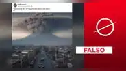 Esta imagen viral del volcán Popocatépetl no es auténtica: fue hecha con IA
